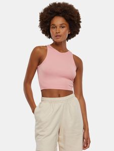 sporty Urban Classics women's stretch T-shirt 180 g/m² with cotton, pink