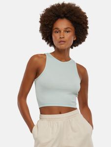Comfortable Urban Classics women's stretch T-shirt, 180 g/m², cotton, pastel green