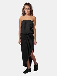 Abito da donna Urban Classics leggero, tessuto elasticizzato, 170 g/m², nero