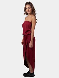 Fashionable Urban Classics women's dress, stretch fabric, 170 g/m², red
