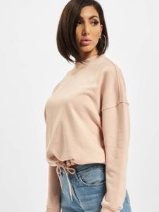 Comfortable Urban Classics women's oversized sweatshirt, 300 g/m², cotton, pink