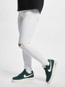 Comodi jeans elasticizzati da donna Urban Classics, 300 g/m² in cotone, colore bianco