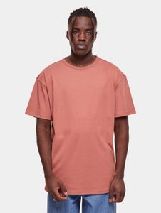 Camiseta deportiva Urban Classics para hombre, corte oversize, 180 g/m², algodón, color naranja terracota.