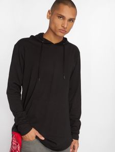 Felpa con cappuccio da uomo Casual Urban Classics con coulisse, 200 g/m² di cotone, nera