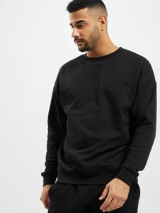 Comoda felpa in pile da uomo Urban Classics, 300 g/m² in cotone, nera.