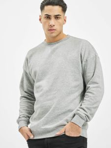 Sudadera moderna para hombre URBAN CLASSICS, felpa acanalada, 300 g/m² con algodón, gris