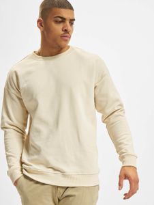 Soft URBAN CLASSICS men's fleece sweatshirt, 300 g/m², with cotton, beige