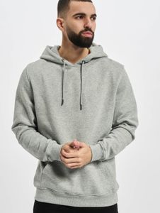 Sudadera con capucha para hombre Modern Urban Classics con cordón ajustable y puños acanalados, 300 g/m² de algodón, gris.