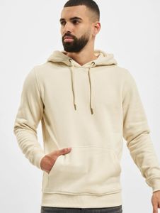 Modern URBAN CLASSICS men's hoodie with drawstring hood, 300 g/m² cotton, beige