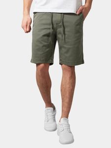 Pantaloni chino da uomo Modern Urban Classics, elasticizzati, con coulisse, 270 g/m², in cotone color kaki.