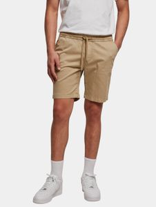 moderne Urban Classics Herren Chino Stretch Kordelzug Taschen mit Baumwolle Beige