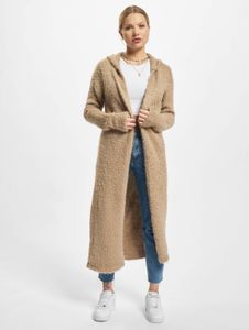 Veste pour femme Modern Urban Classics avec cordon de serrage et capuche, beige