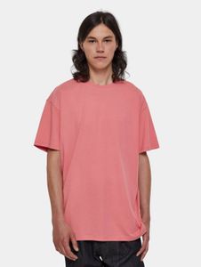 Casual URBAN CLASSICS men's T-shirt, 240 g/m², cotton, pink