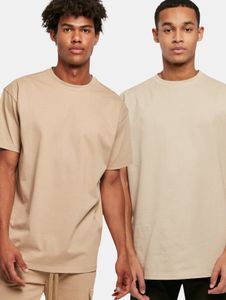 Camiseta de hombre Casual Urban Classics, 240 g/m², algodón, beige