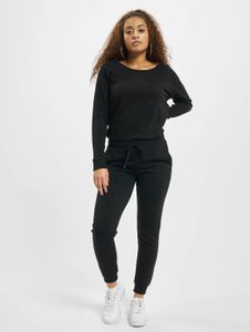 Robe femme URBAN CLASSICS 240 g/m² en coton noir