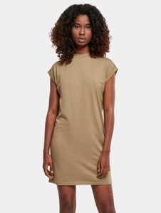 feminine Urban Classics women's dress 140 g/m² with cotton beige