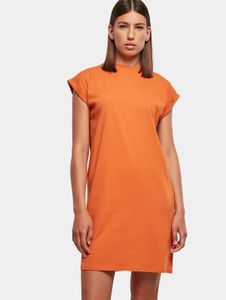 Lightweight Urban Classics women's dress, 140 g/m², cotton, orange