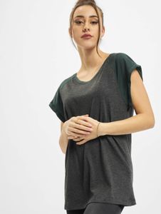 Casual Urban Classics women's T-shirt, 140 g/m², cotton, grey/green