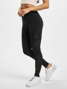 lässige Urban Classics Damen Hose Stretch Mesh 210 g/m² Schwarz