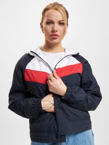Chaqueta elegante de Urban Classics para mujer, 78 g/m², azul/blanco/rojo