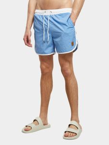 lässige Urban Classics Herren Hose Kordelzug Reißverschluss 116 g/m² Hell-Blau