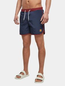 Versatili pantaloni da uomo Urban Classics con coulisse e cerniera, 116 g/m², blu