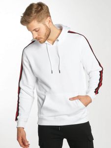 Felpa con cappuccio da uomo Urban Classics, morbida, con coulisse e polsini a coste, 300 g/m² di cotone, bianca.