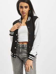 Modern Urban Classics women's jacket 300 g/m² with cotton black/white