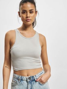 Camiseta elástica de mujer Casual Urban Classics, 210 g/m², gris.