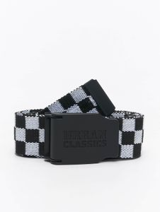 bequemes Urban Classics Unisex Gürtel Schwarz/Weiß