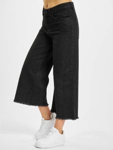 Jeans da donna casual Urban Classics con tasche con zip, in cotone, neri
