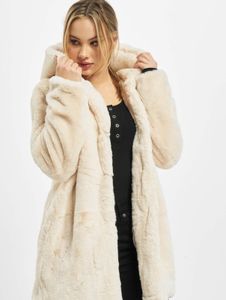 Casual Urban Classics women's jacket with hood, 420 g/m², ecru-white