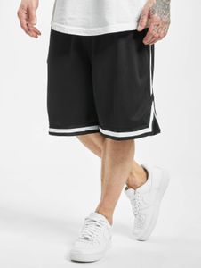 Casual URBAN CLASSICS men's shorts 130 g/m² black/white