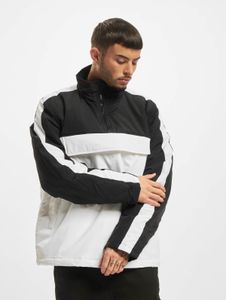 Chaqueta funcional Urban Classics para hombre con cremallera, 110 g/m², blanco/negro