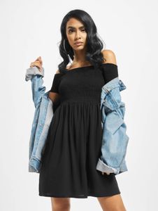 Vestido femenino Urban Classics de 115 g/m² negro.