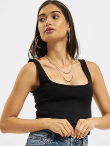 Camiseta elástica de mujer Casual Urban Classics, 270 g/m², algodón, negra