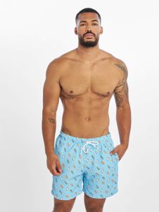 Versatile Urban Classics men's trousers with drawstring and pockets, 100 g/m², light blue