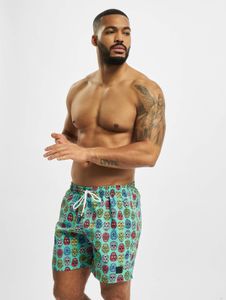 Pantalones de hombre Casual Urban Classics con cordón ajustable y bolsillos, 100 g/m², color turquesa.