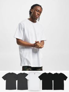 T-shirt casual da uomo Urban Classics, 200 g/m², cotone, nero/grigio/bianco