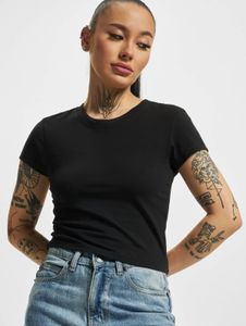 Camiseta elástica para mujer Modern Urban Classics, 180 g/m², algodón, negra