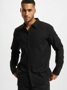 Versatile URBAN CLASSICS men's polo shirt with zip, pockets, 120 g/m² cotton, black