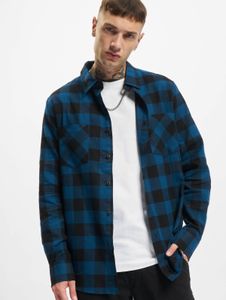 lässiges Urban Classics Herren Polo-Shirt 120 g/m² mit Baumwolle Blau/Schwarz