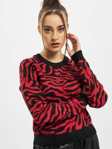 Felpa da donna Soft Urban Classics, rosso/nero