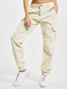 Modern Urban Classics Women's Jeans Stretch Pockets 320 g/m² with Cotton Ecru-White
