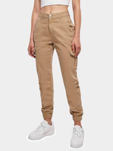 Casual Urban Classics women's jeans with stretch pockets, 320 g/m², cotton, beige