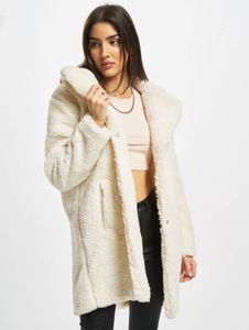 simple URBAN CLASSICS women's jacket with drawstring, 350 g/m², ecru-white