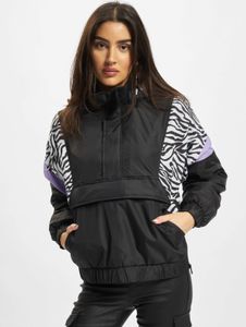 Functional Urban Classics women's jacket with zipper and hood, 68 g/m², black