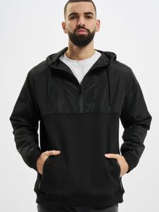 weicher Urban Classics Herren Hoodie Kordelzug Taschen 300 g/m² mit Baumwolle Schwarz