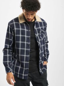 Giacca da uomo moderna URBAN CLASSICS 300 g/m² blu navy/bianca