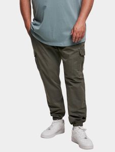 Jeans da uomo URBAN CLASSICS moderni ed elasticizzati con tasche con zip, in cotone, colore antracite